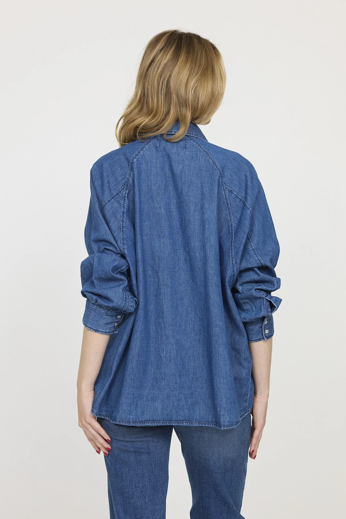 Chemise DULIA Vintage Blue – Image 4