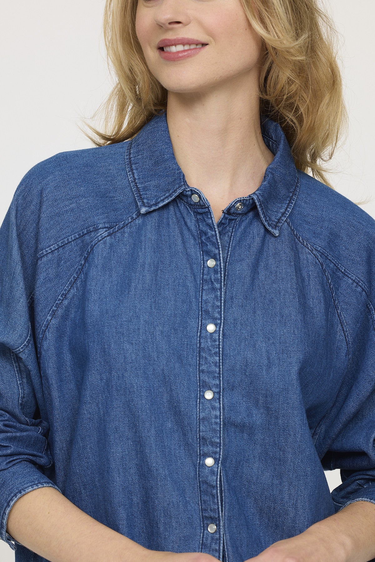 Chemise DULIA Vintage Blue – Image 5