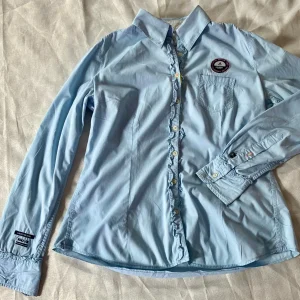 Chemise Femme Taille L Gaastra Bleu Ciel avec Détails Élégants