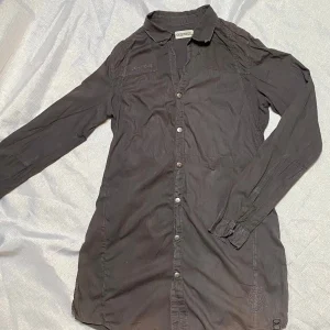 Chemise Longue Vintage Chose Promise - Taille 40, Marron Décoloré