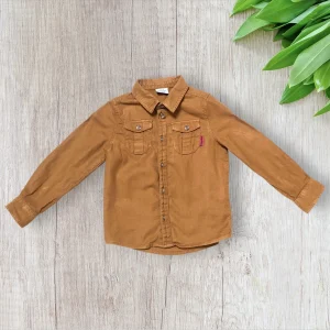 Chemise garçon 3 ans – Tape à l’Œil – Marron épais