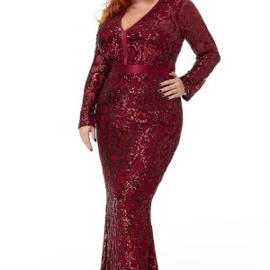 Robe burgundy