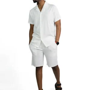 Ensemble chemisette et short homme Hallstarz JK915