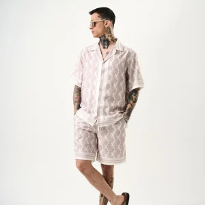 Ensemble chemise et short motifs Hallstarz - Édition Été 1588