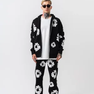 Ensemble zippé à motifs floraux – Hallstarz MBAPPE