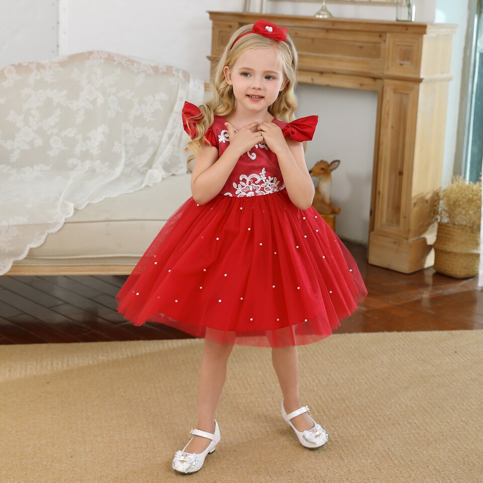 Robe Rouge de Bébé