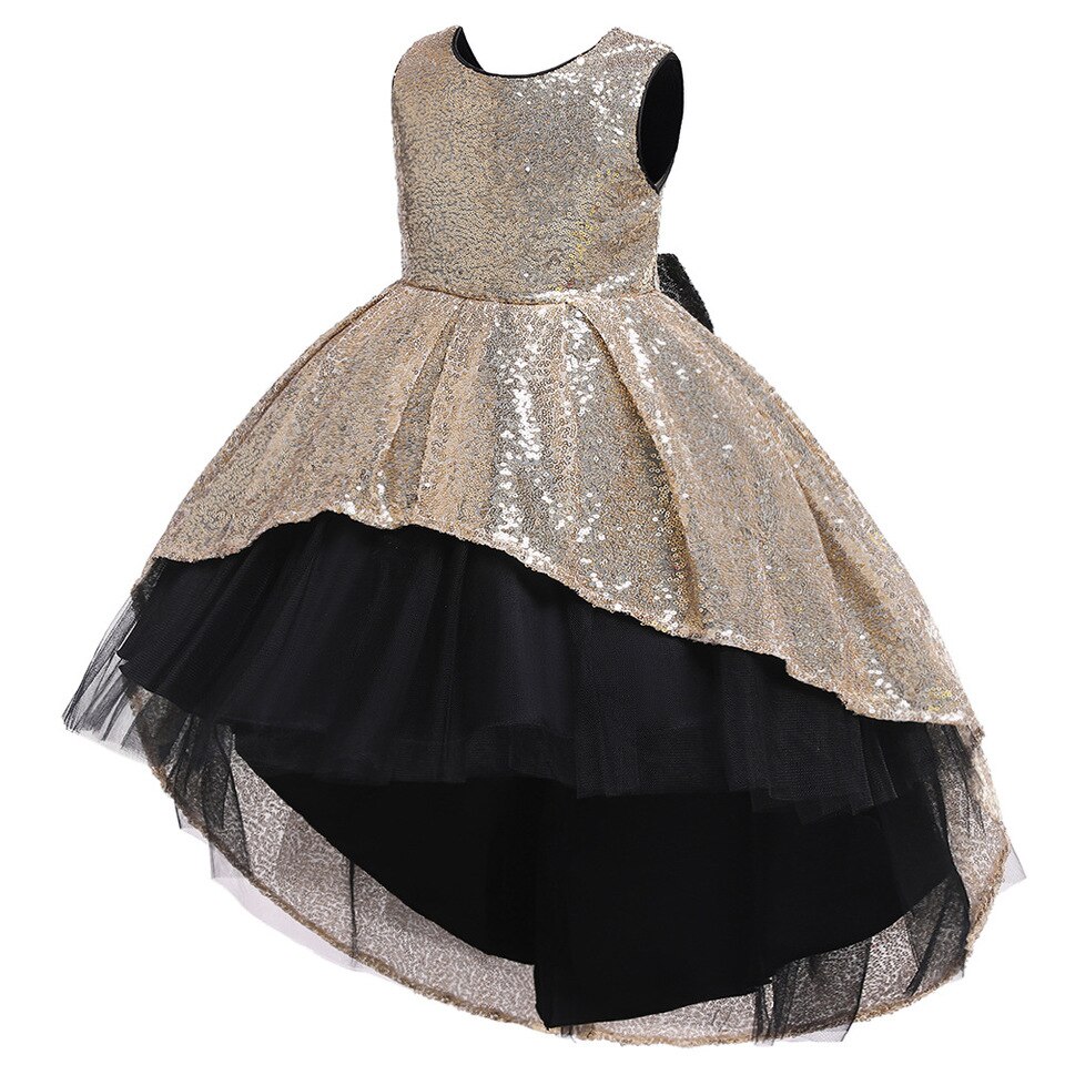 Robe Princesse Dorée à Paillettes