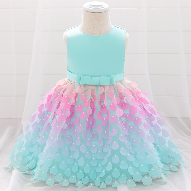 Robe Princesse Bébé Arc en Ciel – Image 2