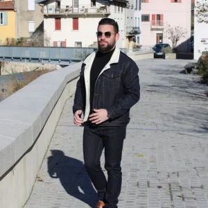 Veste en Jean Homme hiver