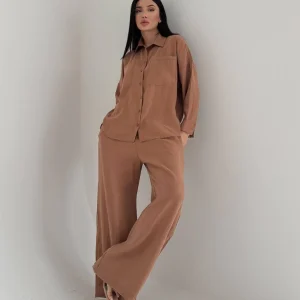 Ensemble décontractée Chemise et Pantalon Large
