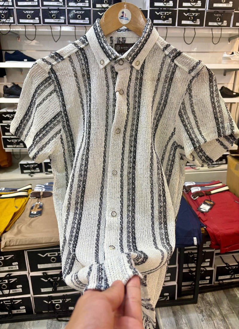 Chemise Texturé Rayé Baron Y3886 – Image 4