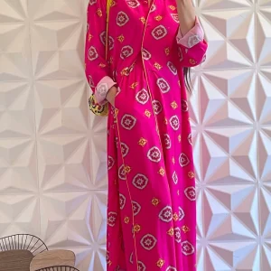 Ensemble Pantalon et Chemise oversize - Imprimé cachemire
