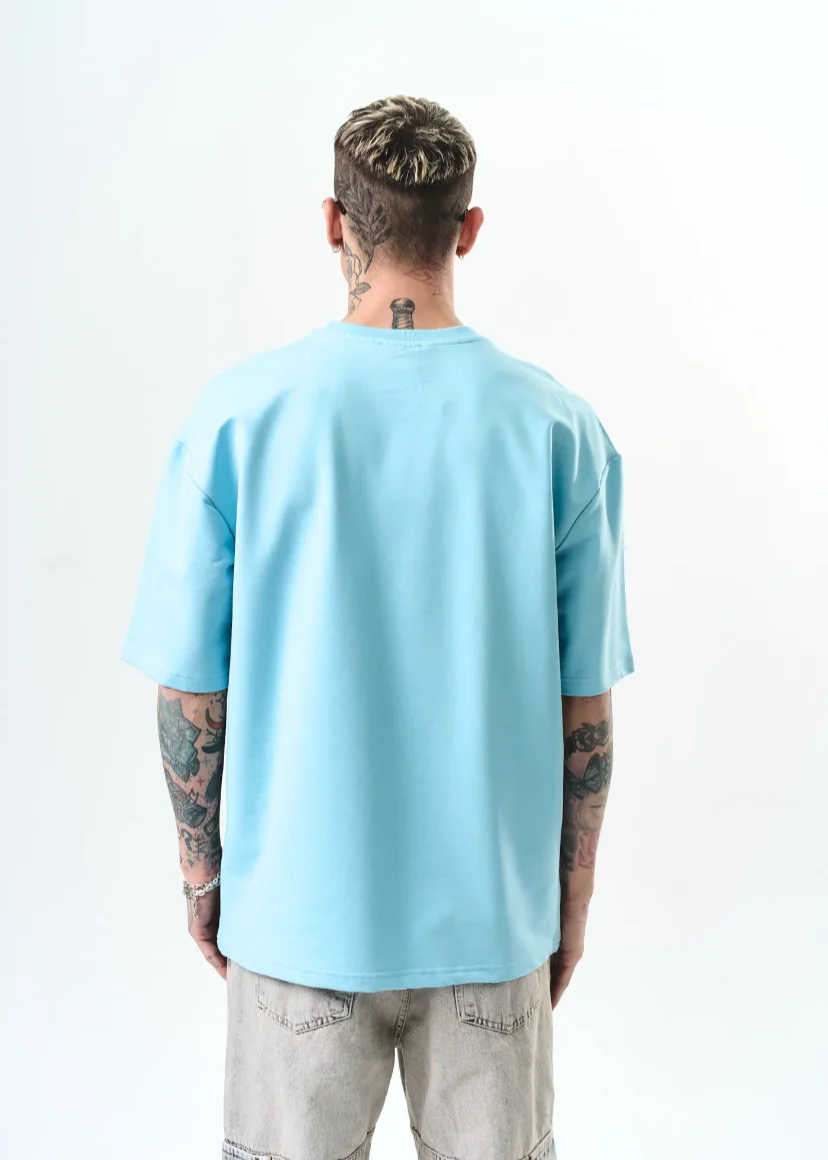 T-shirt oversize brodé cœur - Hallstarz - Puzzle – Image 9