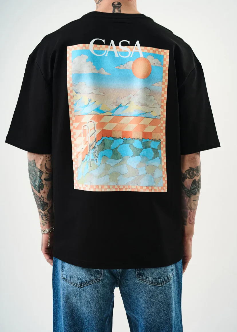 T-shirt Homme Oversize imprimé CASA Hallstarz 1607 – Image 4