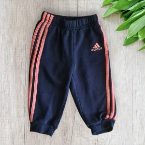 Jogging bébé fille Adidas–6-9 mois–Bleu marine et rose