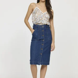 Jupe POEME Medium Blue