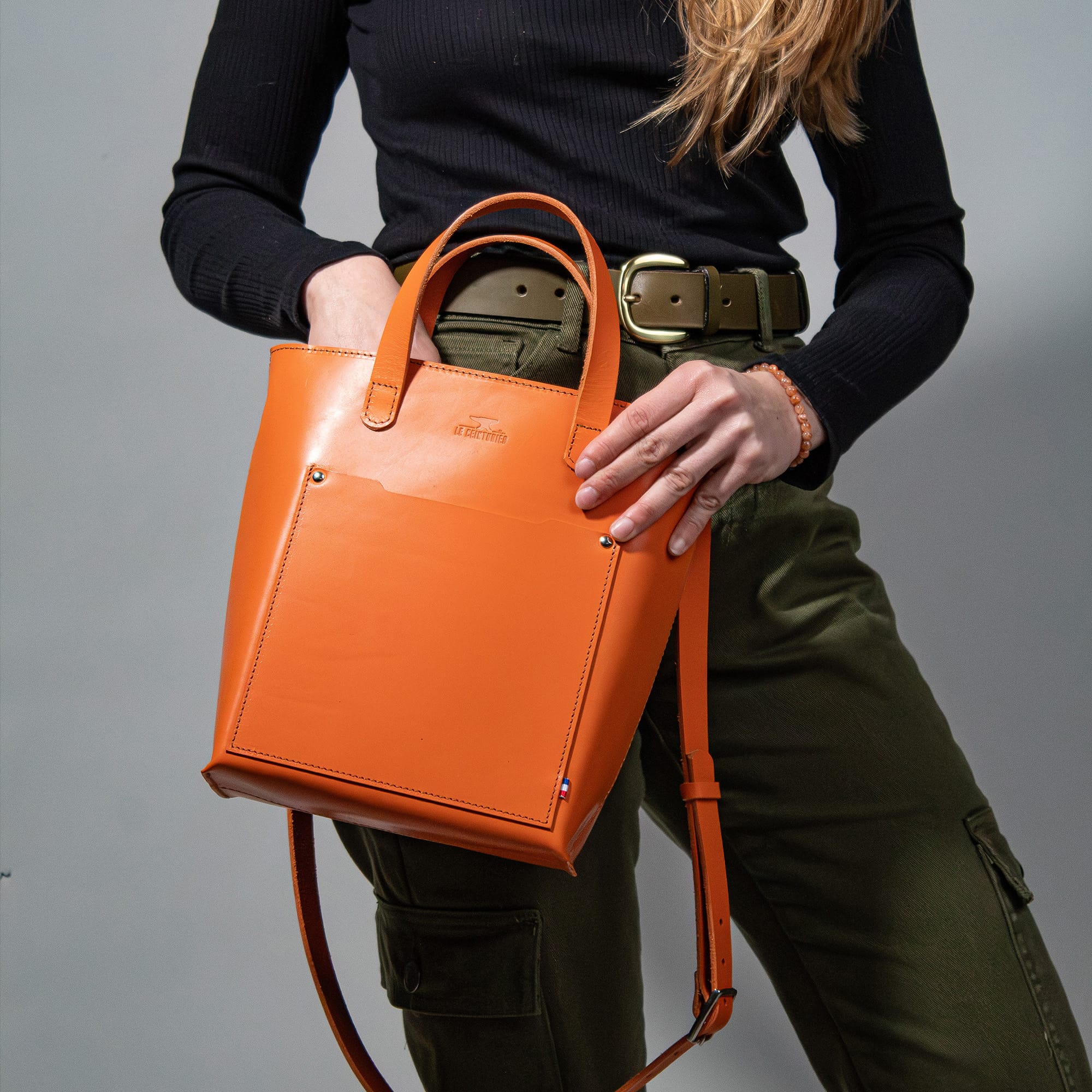 Tote Bag Léonie - Mandarine – Image 4