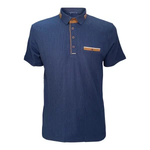 Polo Texturé Gaze de Coton Maxway 17-9846