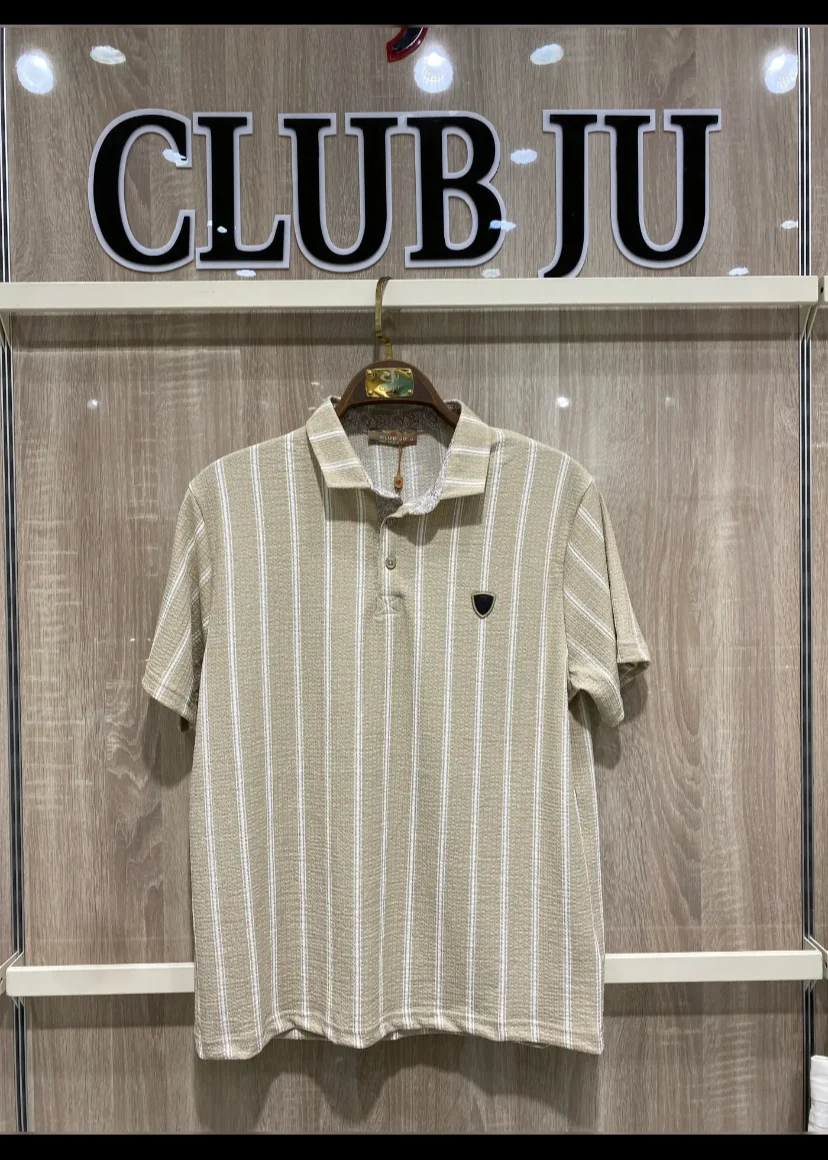 Polo Texturé Rayé Classique – Club Ju 5035 – Image 3
