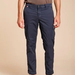 Chile pantalon cargo homme en gabardine stretch regular fit