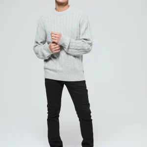 Pull Cafyo Gris chiné