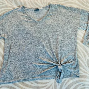Pull Femme Gris Moucheté avec Nœud Latéral - Taille XL - C&A