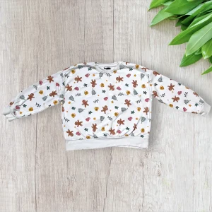 Pull de Noël mixte Esmara 46/48 – Blanc motifs colorés