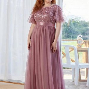 Robe Demoiselle d’Honneur Femme Ronde