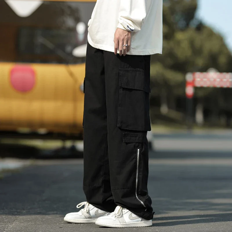Baggy cargo pants beige – Image 4