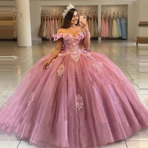 Robe de Bal Promo Rose