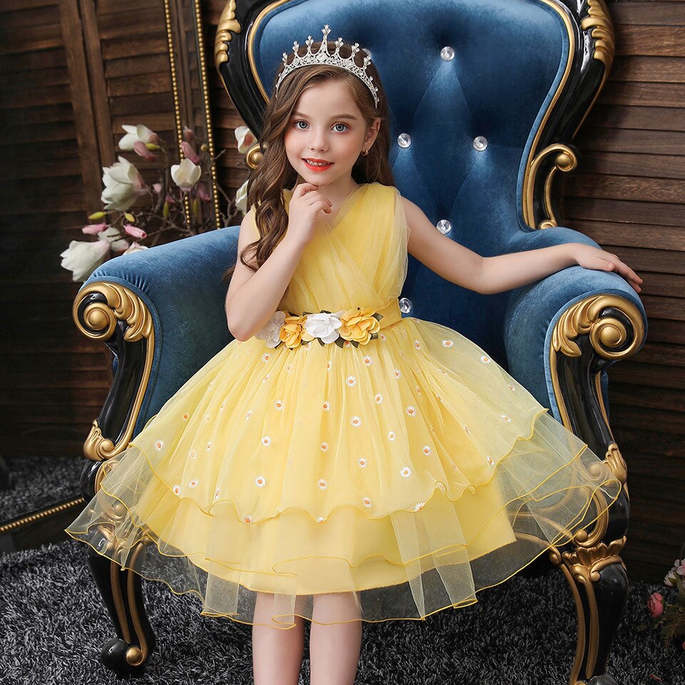 Robe Princesse Jaune Pissenlit – Image 4