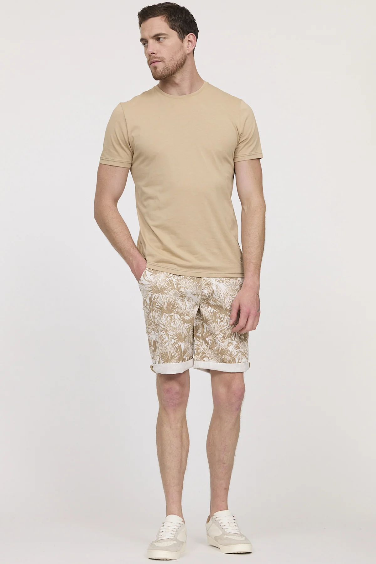 Short NARO AOP palmier marron – Image 4