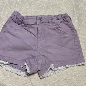 Short en Jean Coloré avec Dentelle - Fille 6-7 ans, H&M