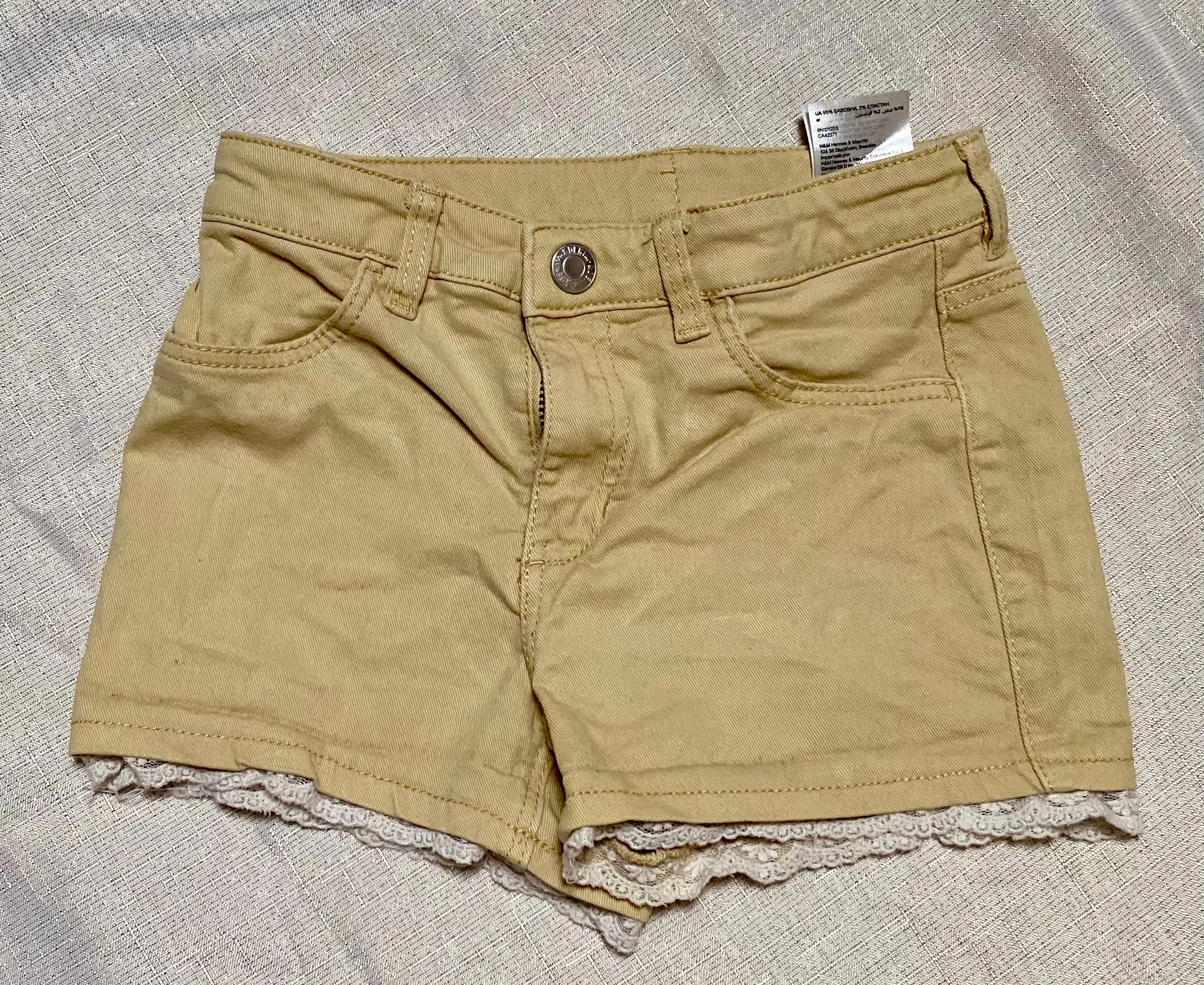 Short en Jean Coloré avec Dentelle - Fille 6-7 ans, H&M – Image 7