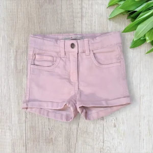 Short fille en jean coloré–5 ans | Rose clair ou rose-rouge | Districenter