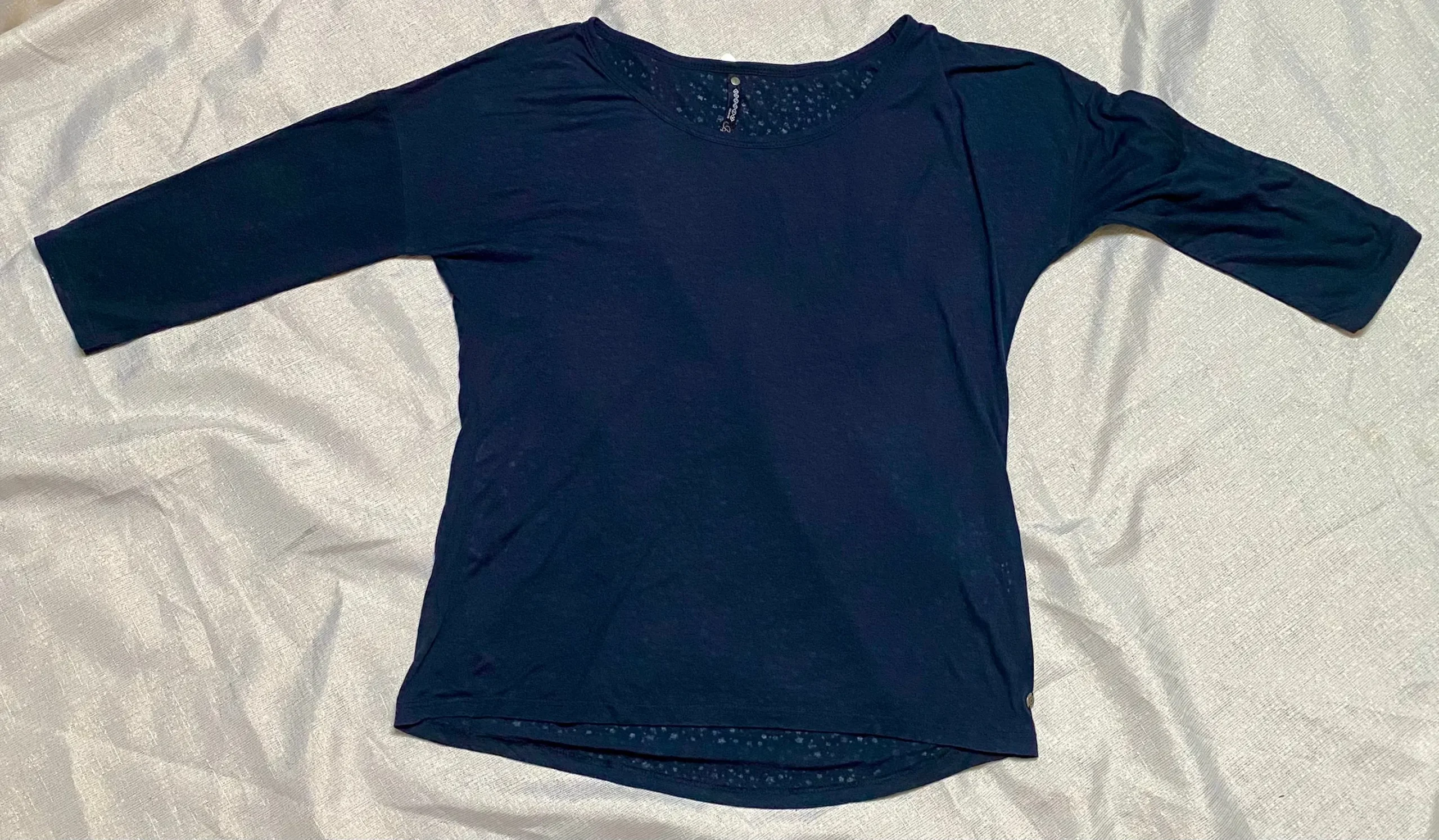 T-shirt Femme Bonobo Taille M - Bleu Marine à Étoiles Translucides