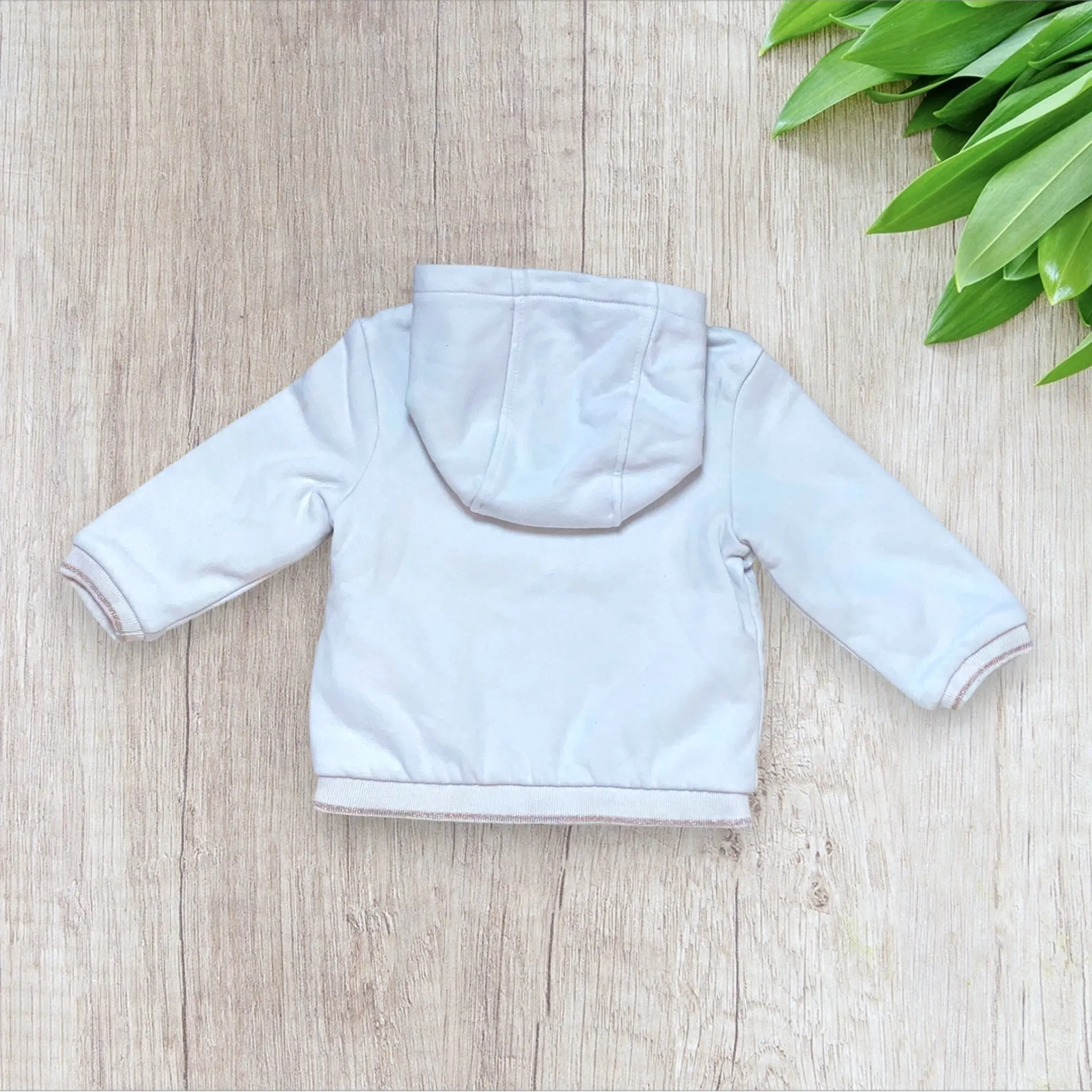 Veste bébé fille Orchestra 9 mois blanche et dorée – Image 8