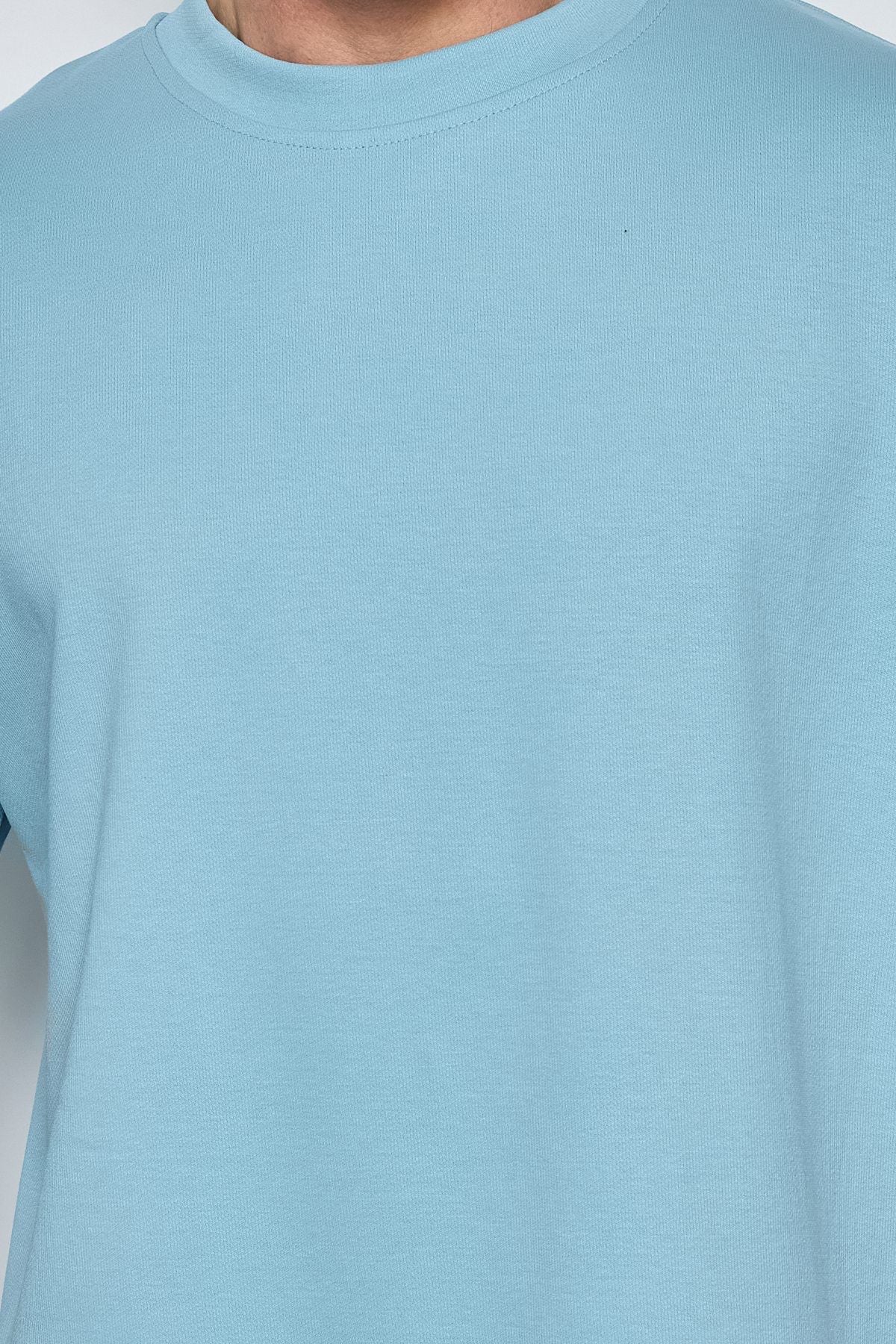 T-shirt style oversized bleu homme – Image 2