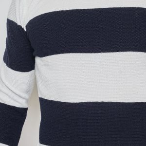 Pull à rayures marine