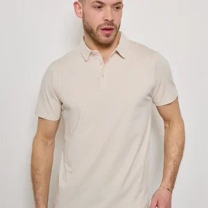 Polo BEIGE Homme Basique Chic