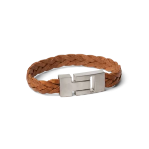 Bracelet Millau Inox - Marron