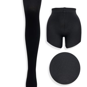 Collants épais côtelés