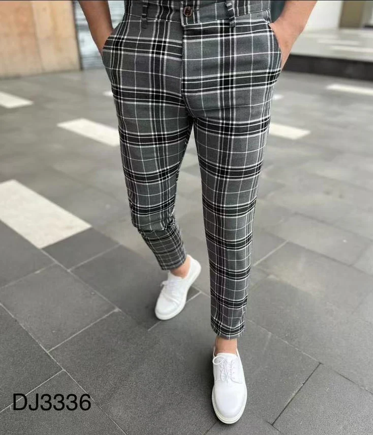 Pantalon confortable gris