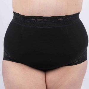 Gaine bandes silicone dentelle