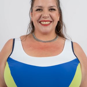 Soutien-gorge de sport à armatures non rembourré bleu
