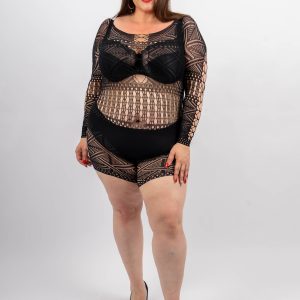 Combishort résille
