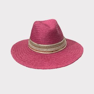 Chapeau en papier lamé