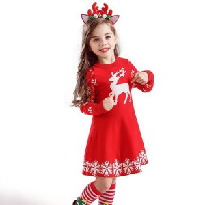 Petite Robe de Noël Fille