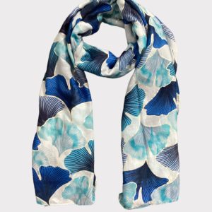 Foulard fleurs de Gingko