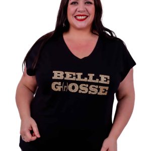 Tee-shirt belle g(r)osse noir